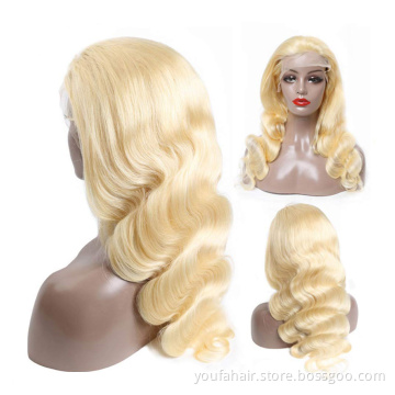 YouFa Hair wholesale price 613 lace frontal wig 150% density body wave 100% human hair Wigs For Black Women Virign Hair